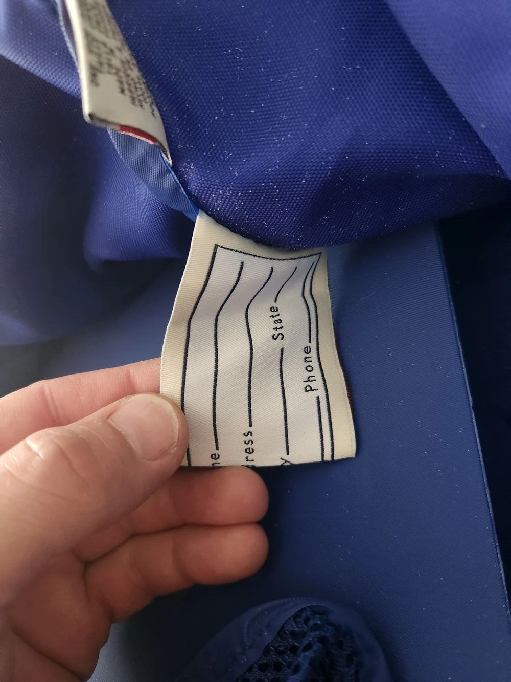 90s Tommy Hilfiger Blue & Green Duffle Bag